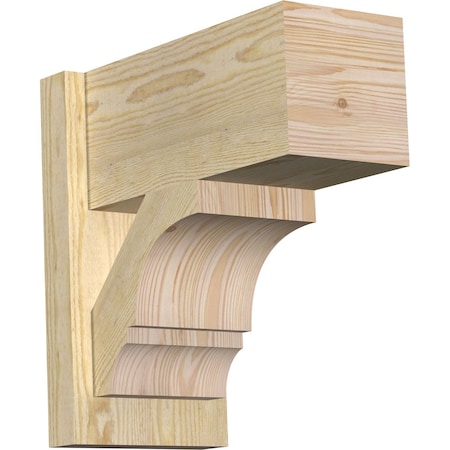 Balboa Block Rough Sawn Outlooker, Douglas Fir, 8"W x 16"D x 16"H